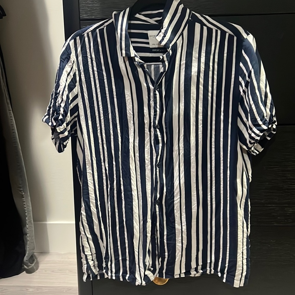 Comfort Stretch Striped Shirt